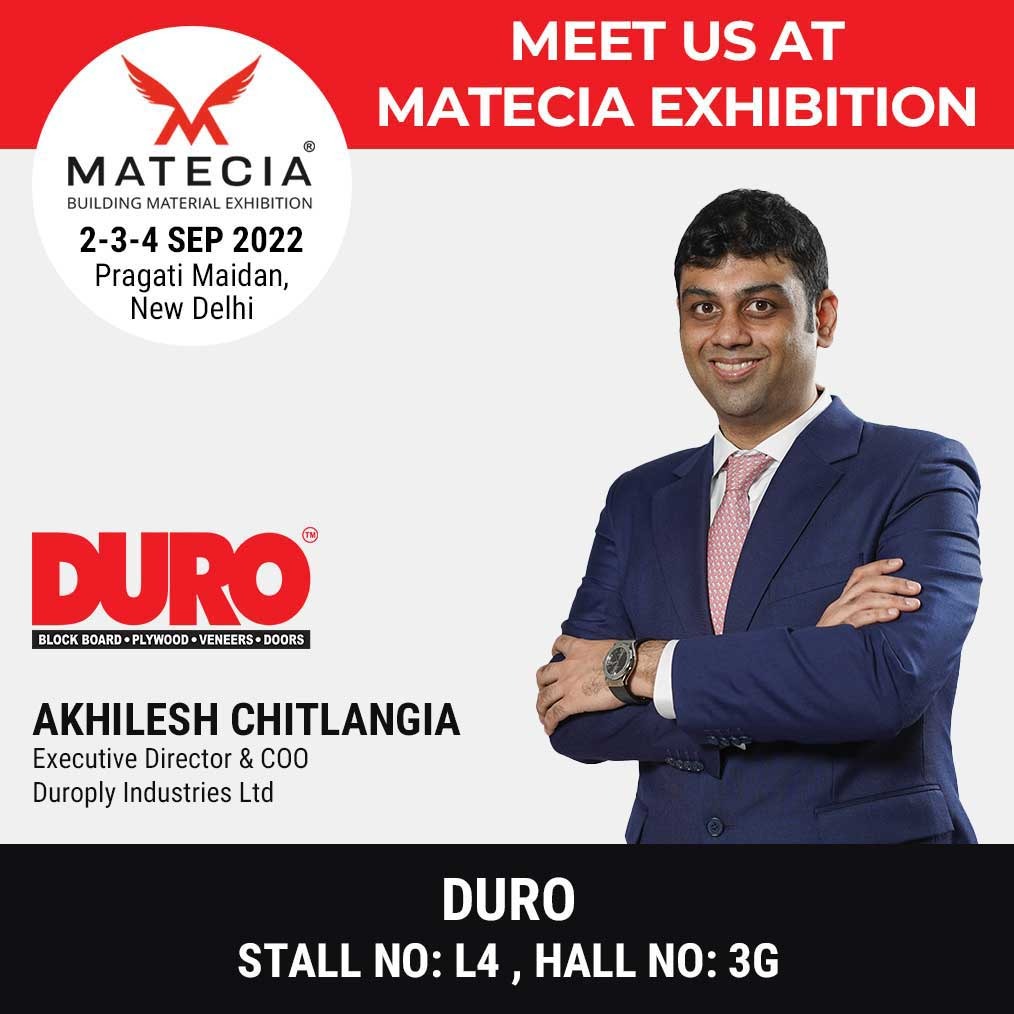 Meet Us at Matecia Exhibition – Duro, Stall No: L4 , Hall No: 3G