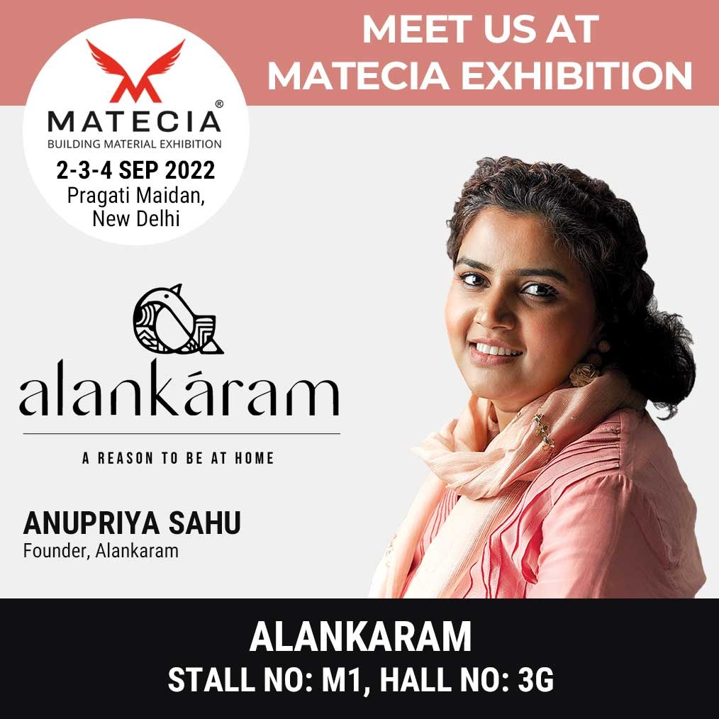 Meet Us at MATECIA Exhibition – Alankaram, Stall No: M1, Hall No: 3G
