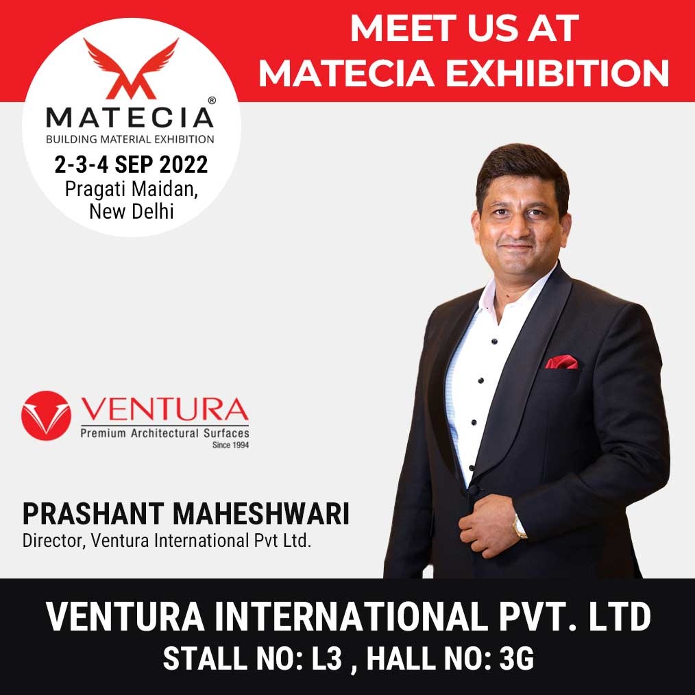 Meet Us at MATECIA Exhibition – Ventura International Pvt. Ltd Stall No: L3 , Hall No: 3G